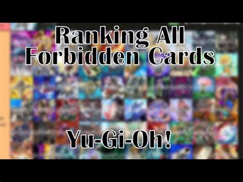 All Yu Gi Oh Banned Cards Where Do They Belong On The List Youtube