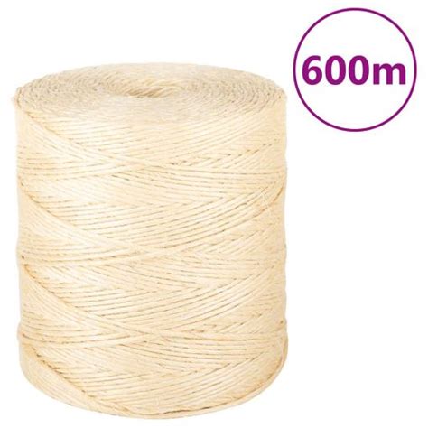 Cuerda 100 Sisal 2 Mm 600 M Vidaxl Con Ofertas En Carrefour Ofertas