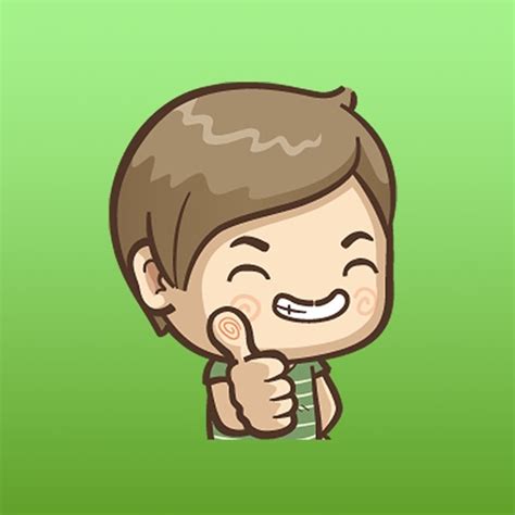 animated ken handsome stickers  le huy toan