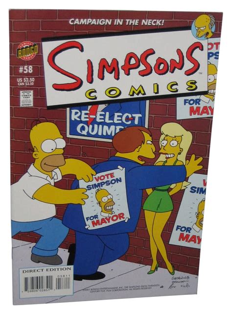 The Simpsons Bongo Comic Book Issue Campaign In The Neck