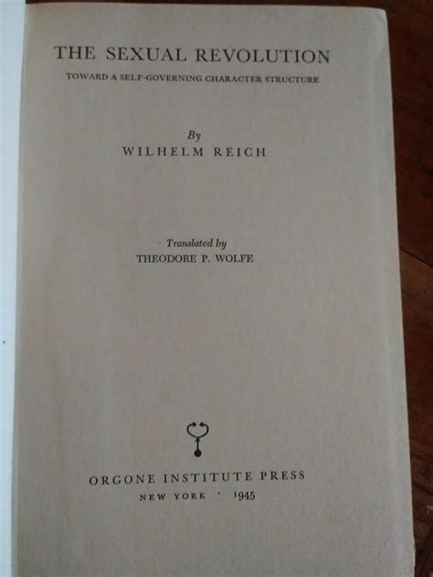 The Sexual Revolution By Wilhelm Reich Hardback Dj Orgone Institute