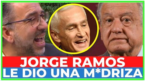 🤣 Pobre GÜey Javer Lozano Se Burla De Amlo Por La M Driza Que Le Dio Jorge Ramos En La