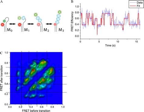 Analysis Of Single Molecule Fret Trajectories Using Hidden Markov