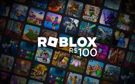 R 100 Roblox Cartão Presente Digital Exclusivo Brasil Hype Games