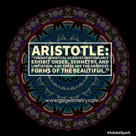 Aristotle: Math Quotes, Word Cloud