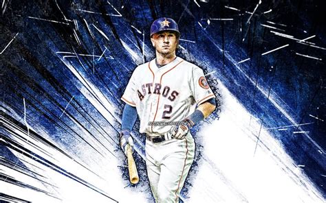 Télécharger Fonds Décran 4k Alex Bregman Grunge Art Mlb Astros De