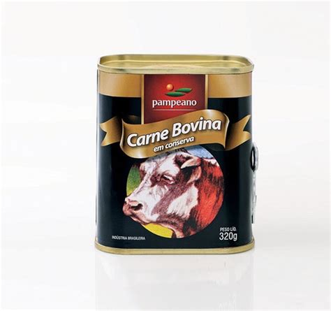 Kit 6 Carne Bovina Enlatada 320g Pampeano Carne Bovina Parcelamento