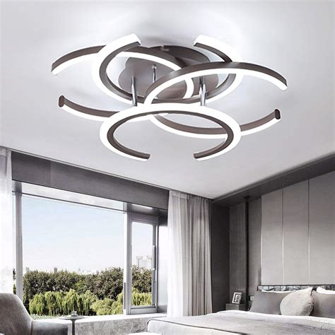 Buy LED Flush Ceiling Light With 4 Light Modern Ceiling Pendant Light