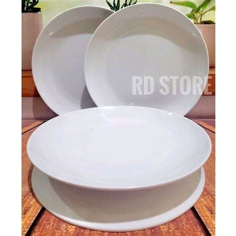 Jual PROMO 4 PCS PIRING BUNDAR SAJI CEPER 23 CM 9 INC MELAMINE Shopee