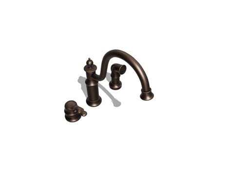 Moen Waterhill Oil Rubbed Bronze Single Handle High Arc Kitchen Faucet