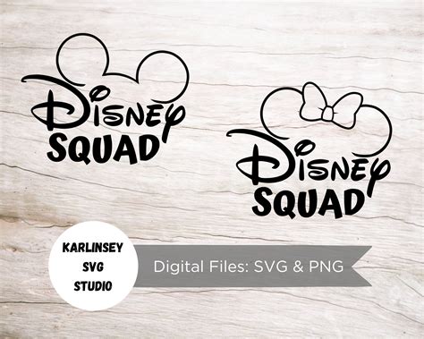 Mickey Mouse Squad Bundle Svg Png  Cut File Etsy