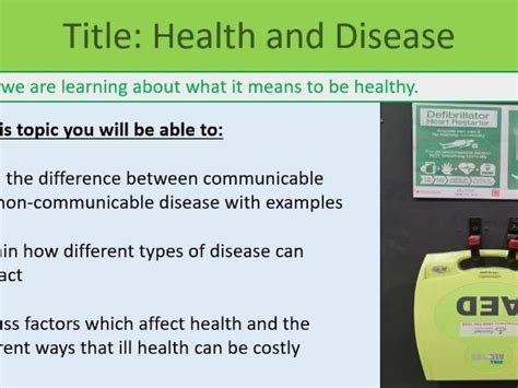 Health And Disease Lesson Gcse Biology Teaching Resources