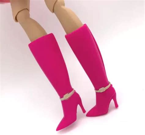 Pink Barbie Boots 115 Barbie Sexy Boots Hot Pink Barbie Etsy