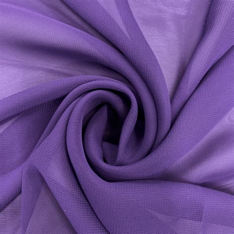 Danielle Purple Polyester Hi Multi Chiffon Fabric By The Yard Etsy