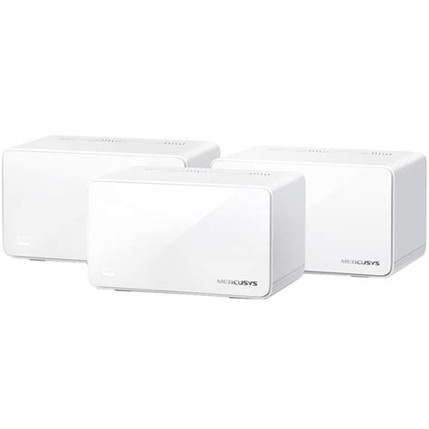 Sistem Wi-Fi Mesh MERCUSYS Halo H90X AX6000, Wi-Fi 6, Dual-Band 1148 ...