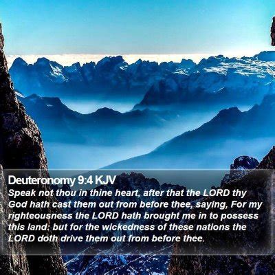 Deuteronomy 9 Scripture Images - Deuteronomy Chapter 9 KJV Bible Verse Pictures