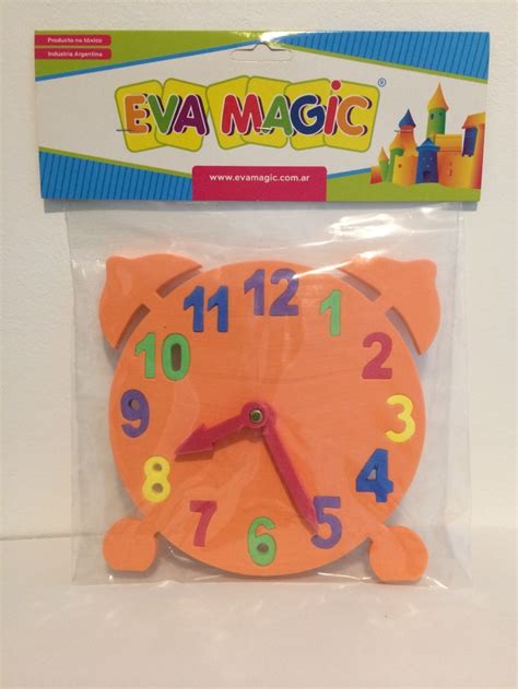 Venta Reloj Goma Eva En Stock