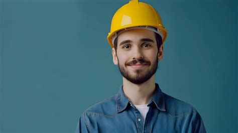 Premium Photo Professional Portrait Of Male Construction Worker