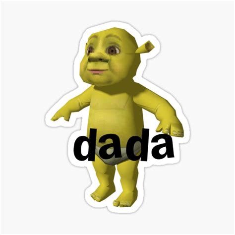 "baby shrek" Sticker for Sale by ryanmcdad | Redbubble