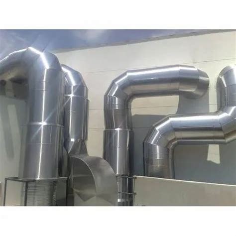 Galvanized Iron Hvac Duct HVAC Industrial Air Duct For Commercial