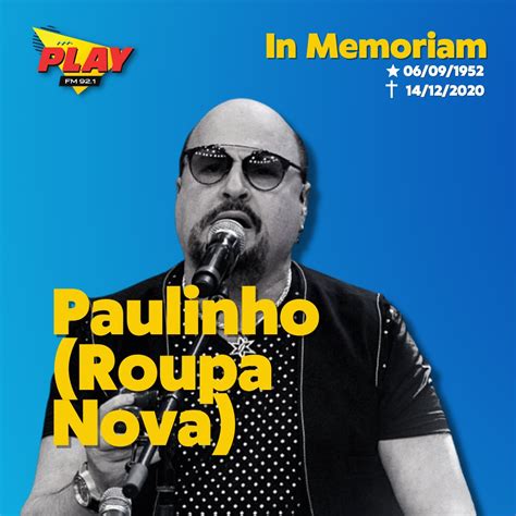 Play Fm On Twitter Saudades Paulinho O Saudoso Cantor Paulinho Do