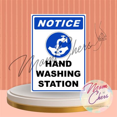 LAMINATED SIGNAGE FOR PROPER HANDWASH AND SANITIZE 250mic Shopee