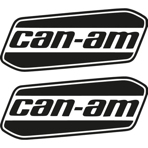 Can Am Badge Die Cut Stickers Decals - DecalsHouse