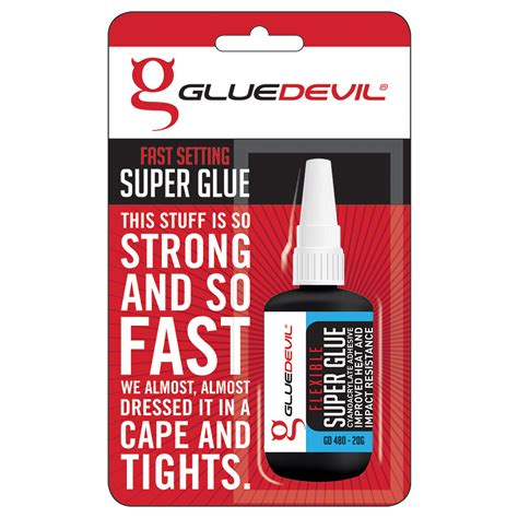 20g Black Super Glue Gd480 Blue Label Gluedevil