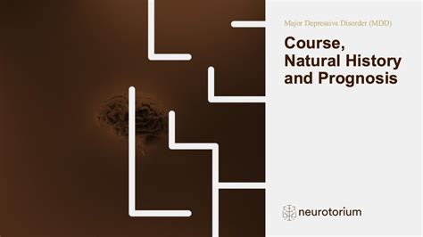 Major Depressive Disorder Course Natural History And Prognosis