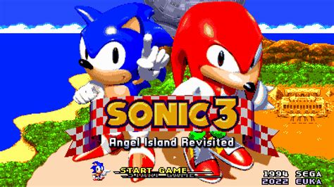 S K Sonic In S3 Title Screen Sonic 3 A I R Mods