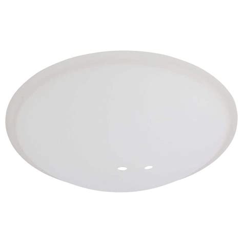 Hampton Bay Andross 48 In Brushed Nickel Ceiling Fan Replacement Frosted White Glass Bowl