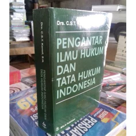 Jual Pengantar Ilmu Hukum Dan Tata Hukum Kansil Shopee Indonesia