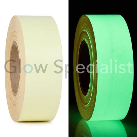 GLOW IN THE DARK ANTISLIP TAPE 50MMx10M Glow Specialist Glow