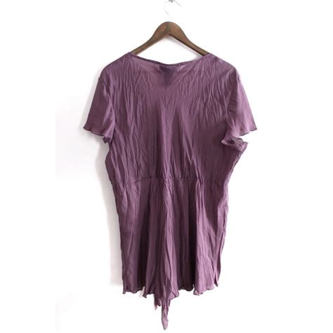 Lane Bryant Tops Lane Bryant Venezia Nwt Plum Bejeweled Wrapped Top