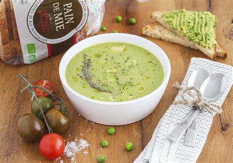 Soupe Verte Petit Pois Avocat La Vie Claire