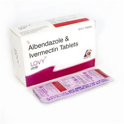 As Prescribed By Doctror Albendazole Ivermectin Tablets Packaging