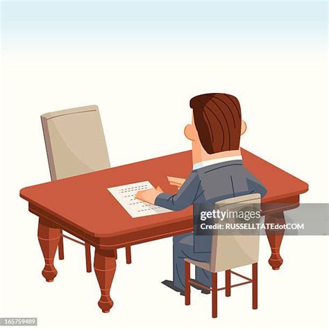 156 Person Behind Desk High Res Illustrations Getty Images