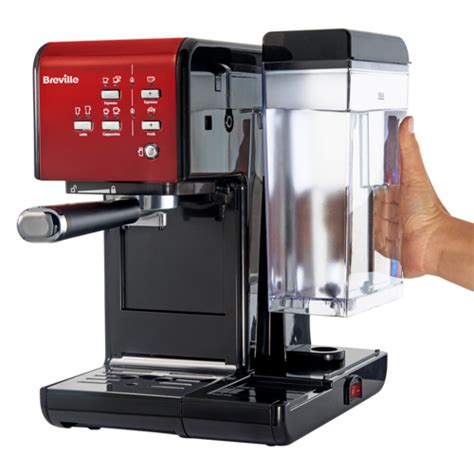 Espressor Manual Cu Lapte Prima Latte II Red Breville Spumare Lapte