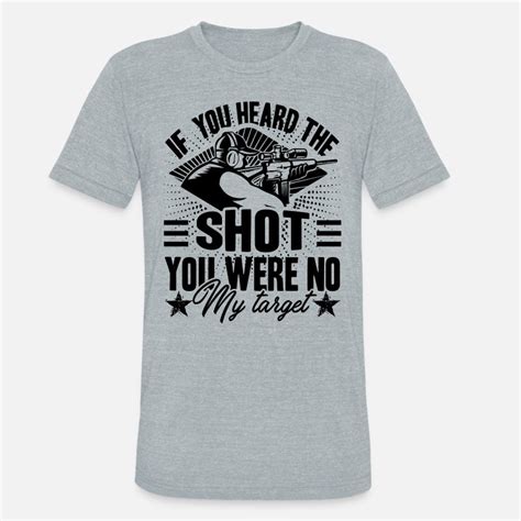 Shooting Target Shirt Unisex Tri Blend T Shirt Spreadshirt