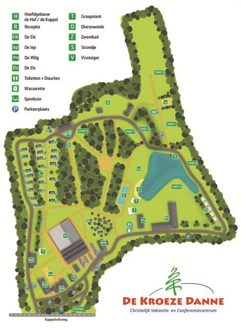 Plattegrond De Kroeze Danne