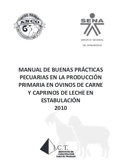 MANUAL DE BUENAS PRÁCTICAS PECUARIAS EN LA PRODUCCIÓN PRIMARIA EN