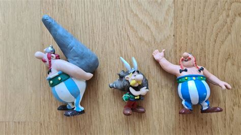 Vintage Rarität Asterix Obelix Figuren Bully Plastoy Kaufen auf