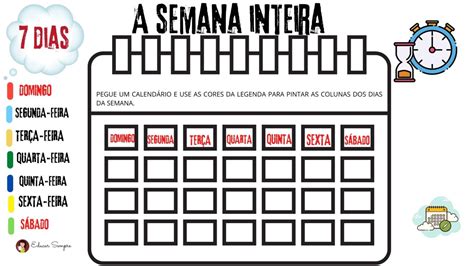 Semana Tem Quantos Dias - Dias da semana - EDUCAR SEMPRE