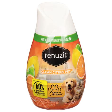 Save On Renuzit Gel Air Freshener 2X Odor Neutralizer Clean Citrus Pet