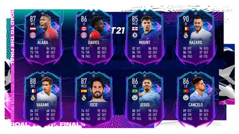 FIFA 21 Cartas RTTF De La Champions League Que Se Actualizan Tras La