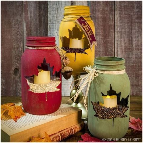 Adorable DIY Thanksgiving Mason Jar Crafts That Will Melt Your Hearts