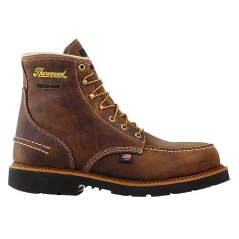 Thorogood Mens 1957 Series 6 Steel Toe Waterproof Moc Toe Work Boot