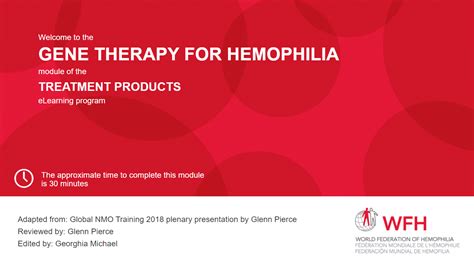 Gene Therapy for Hemophilia - eLearning Platform