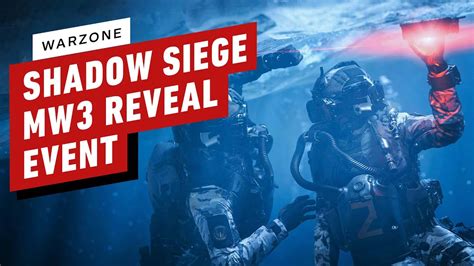 Modern Warfare 3 Shadow Siege Reveal Event Full Warzone Gameplay