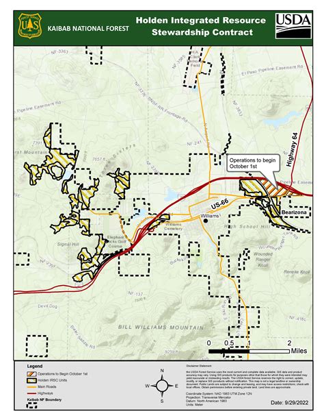 Kaibab National Forest Service Maps